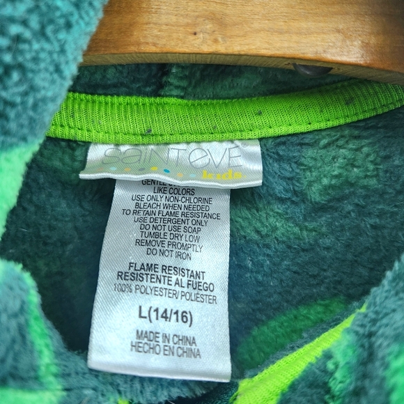 SAINT EVE KIDS Fleece Lizard Onesie- 14/16 - Picture 3 of 3